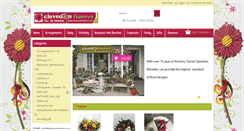 Desktop Screenshot of clevedonflowers.co.nz